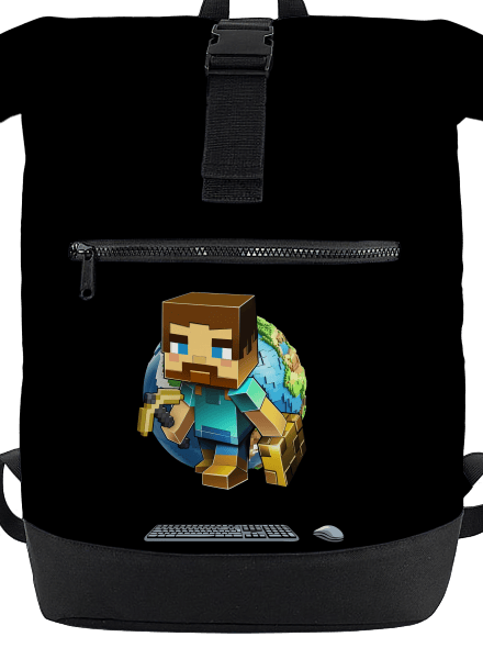 B17: Minecraft batoh Black