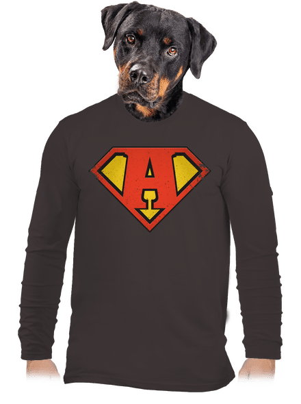 Jsem superhrdina pánské dlouhý rukáv Bear Brown