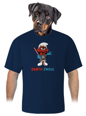 Darth Šmoul unisex tričko oversized Midnight Blue