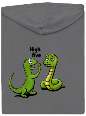 High Five dámská mikina na zip Steel Gray