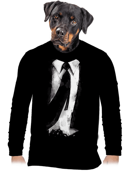 Oblek a kravata pánské dlouhý rukáv Black
