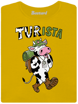 Tur na cestách dámské tričko Yellow