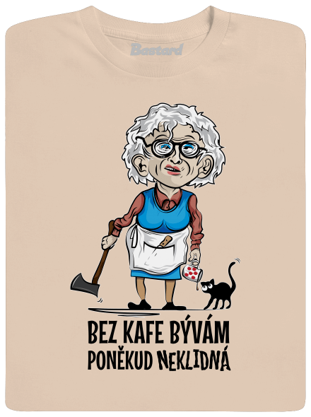 Neklidná bez kafe pánské tričko Sand