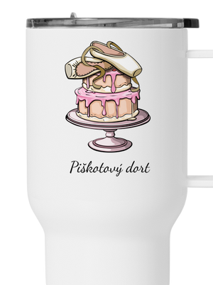 Piškotový dort termohrnek White