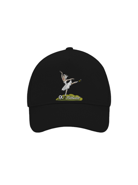 Fotbalet kšiltovka baseballka Black