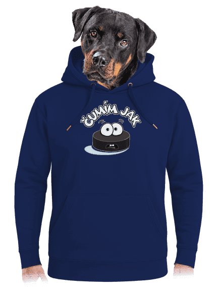 Čumím jak puk unisex mikina premium Navy