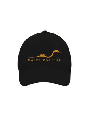 Najdi kočičku kšiltovka baseballka Black