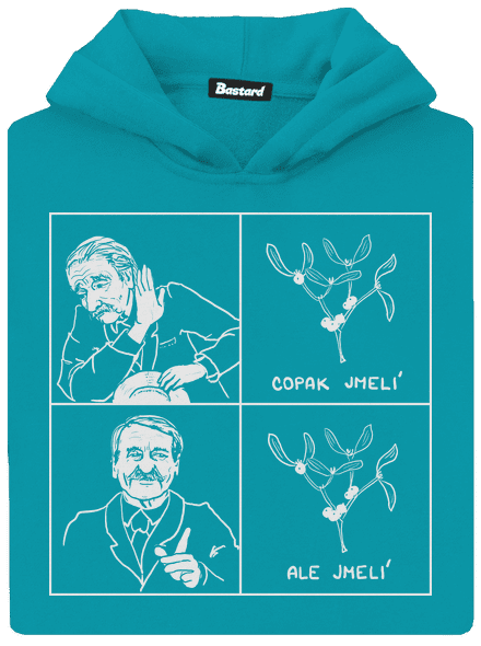 Cimrman: Copak jmelí dětská mikina klokanka Hawaiian Blue