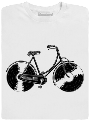 Gramofonové kolo pánské tričko White