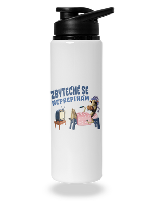 Zbytečně se nepřepínám lahev na vodu White