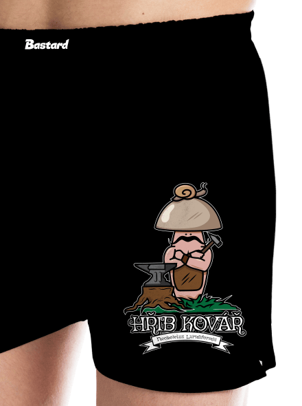 Hřib kovář pánské trenky Black