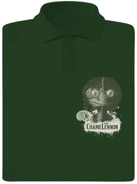 ChameLennon pánská polokošile Bottle Green Mal