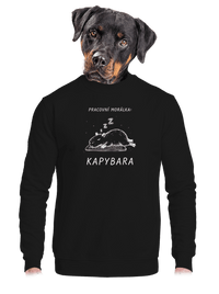 unisex mikina bez kapuce