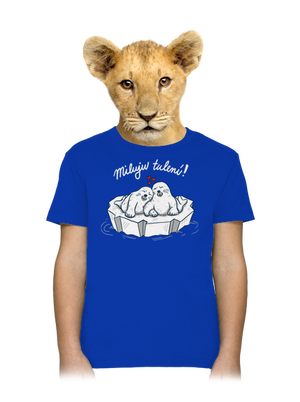 Miluju tulení dětské tričko Royal Blue