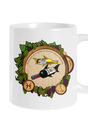 Vinný horoskop: Ryba klasický hrnek White