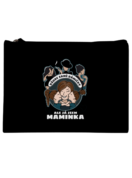 Všichni jsou dámičky, ale já jsem maminka! taštička Black