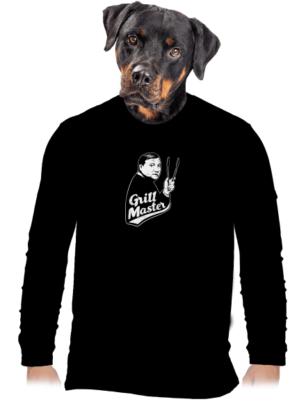 Grill master pánské dlouhý rukáv Black