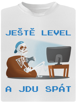 Ještě level pánské sportovní tričko White