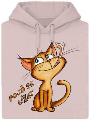 Pojď se lísat unisex mikina premium Rose Chalk