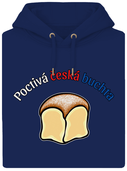 Poctivá buchta a klobása unisex mikina premium Navy