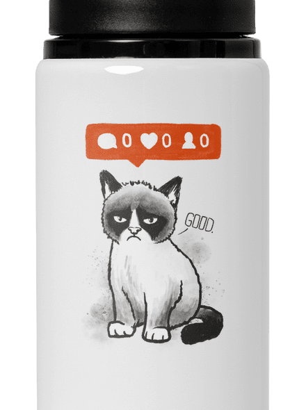 Grumpy lahev na vodu White