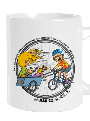 Cyklistický horoskop: Rak velký hrnek White