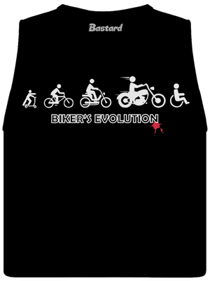 Bikers evolution dámské tílko volné Black