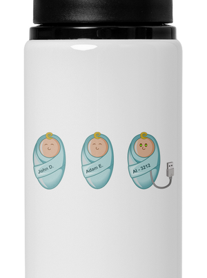 AI baby lahev na vodu White