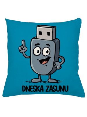 Dneska zasunu polštář Blue Turquoise