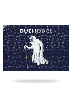 Duch důchodce puzzle White