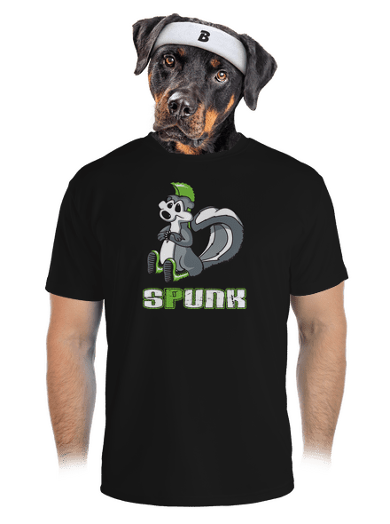 Spunk pánské sportovní tričko Black