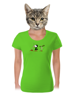 Nesprávný konec dámské tričko Apple Green