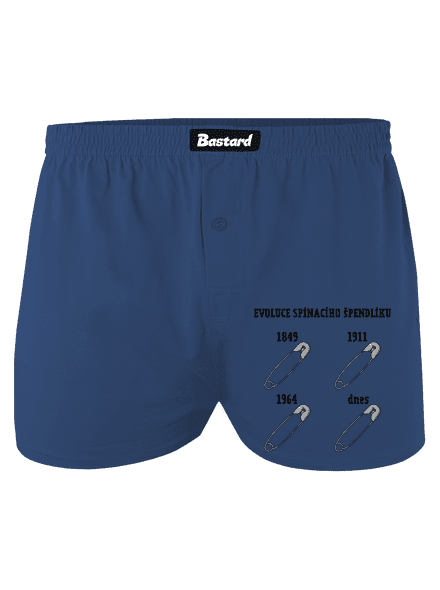 Evoluce spínacího špendlíku pánské trenky Blue