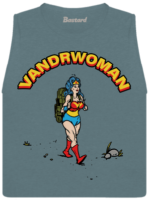 Vandrwoman dámské tílko volné Heather Deep Teal