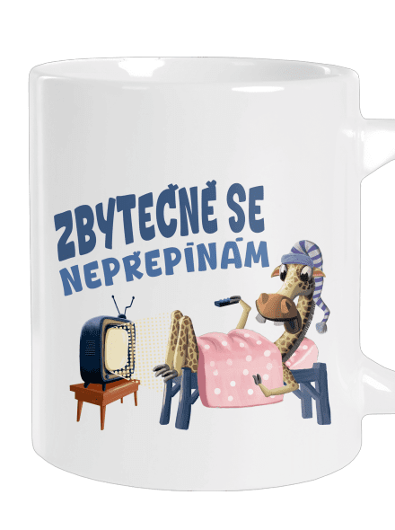 Zbytečně se nepřepínám velký hrnek White