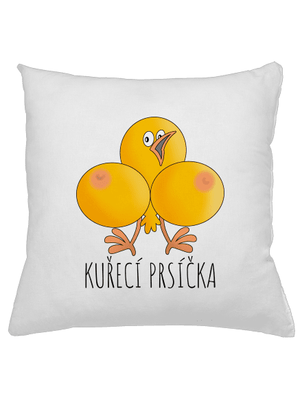 Kuřecí prsíčka polštář White