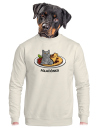 unisex mikina bez kapuce