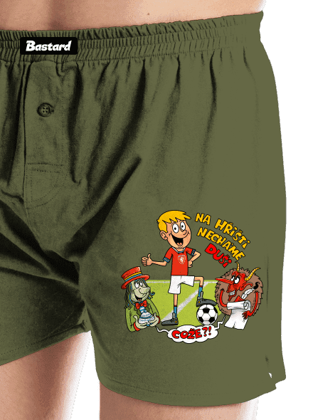 Na hřišti necháme duši pánské trenky Khaki