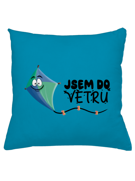 Do větru polštář Blue Turquoise
