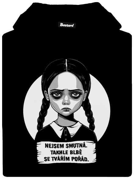 Nejsem smutná dámská mikina klokanka Black