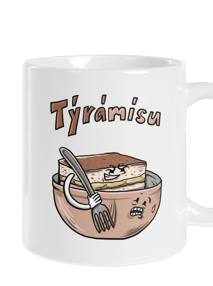 Týrámísu klasický hrnek White