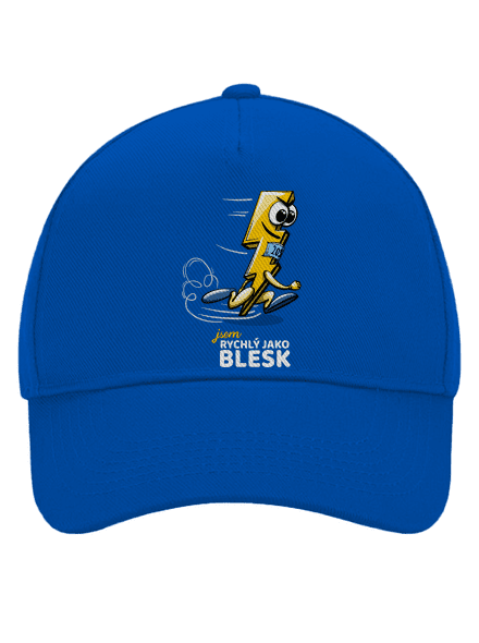 Rychlý jako blesk kšiltovka baseballka Bright Royal