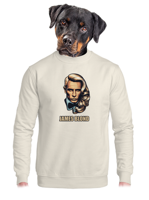 unisex mikina bez kapuce