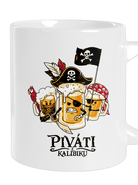 Piváti z Kalibiku velký hrnek White