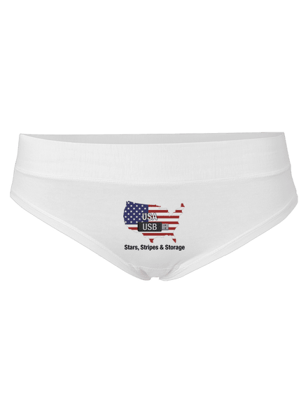 USA a USB dámské kalhotky White