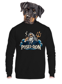 unisex mikina bez kapuce
