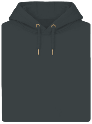 Bez potisku unisex mikina premium Charcoal