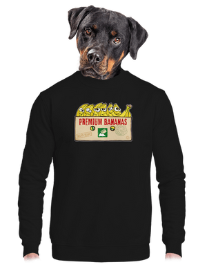 unisex mikina bez kapuce