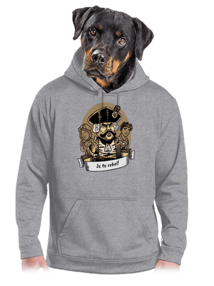 B14: S čerty nejsou žerty pánská mikina klokanka Light Melange