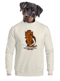 unisex mikina bez kapuce